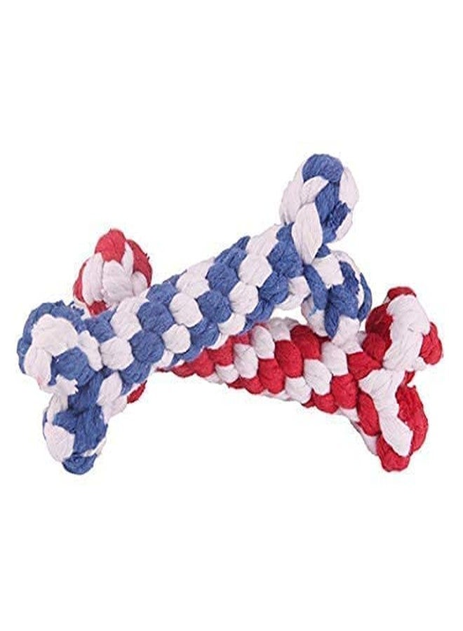 Pups&Pets لعبة حبل معقودة للكلاب من Pups&Pets | لعبة شد على شكل دمبل للكلاب | لعبة مضغ للجراء والكلاب البالغة في مرحلة التسنين | لعبة حبل للكلاب (عبوة من قطعة واحدة) - Image 3